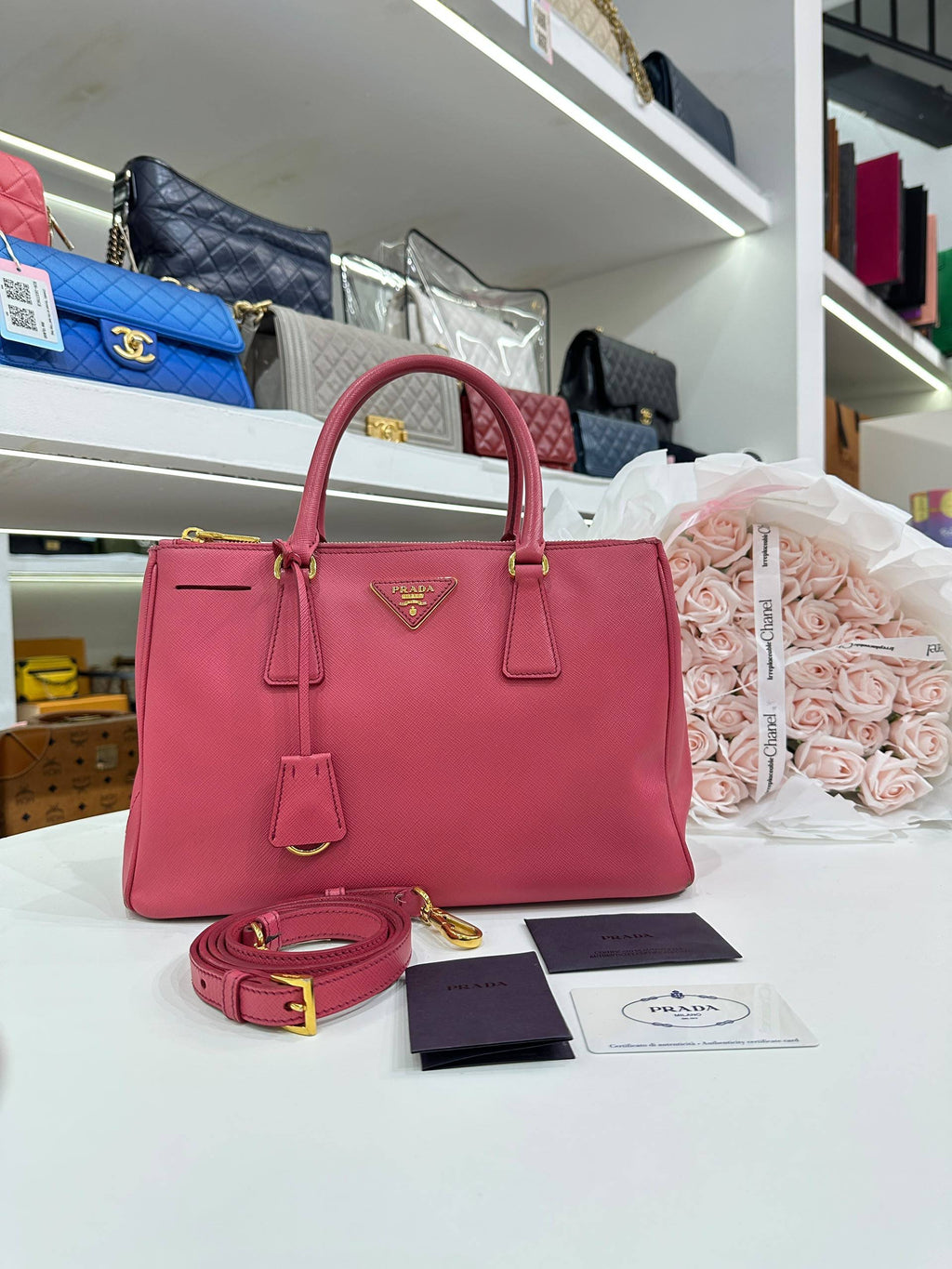 PRADA Saffiano Galleria Tote Bag