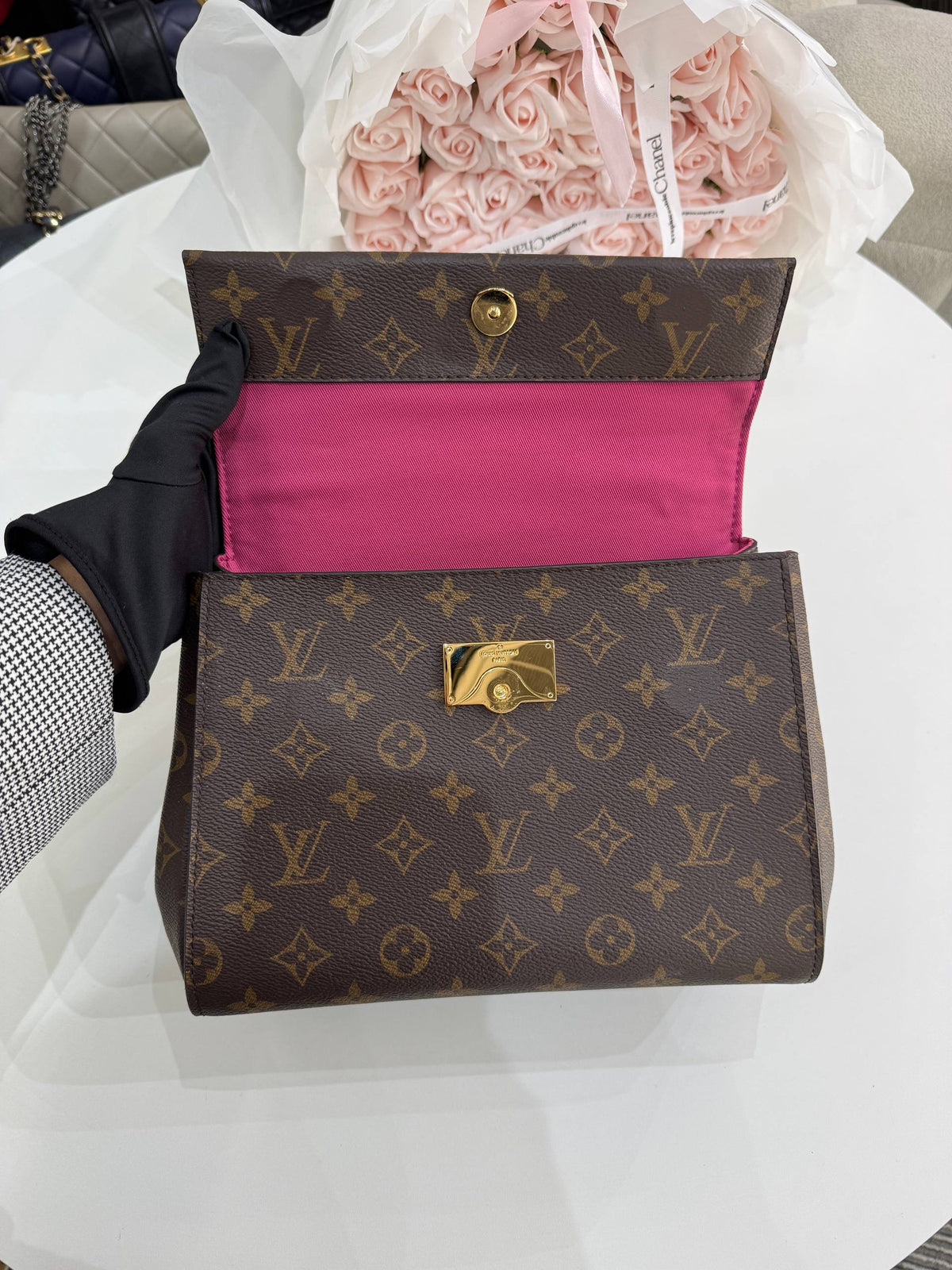 LOUIS VUITTON Cluny BB In Classic Monogram Canvas Bag