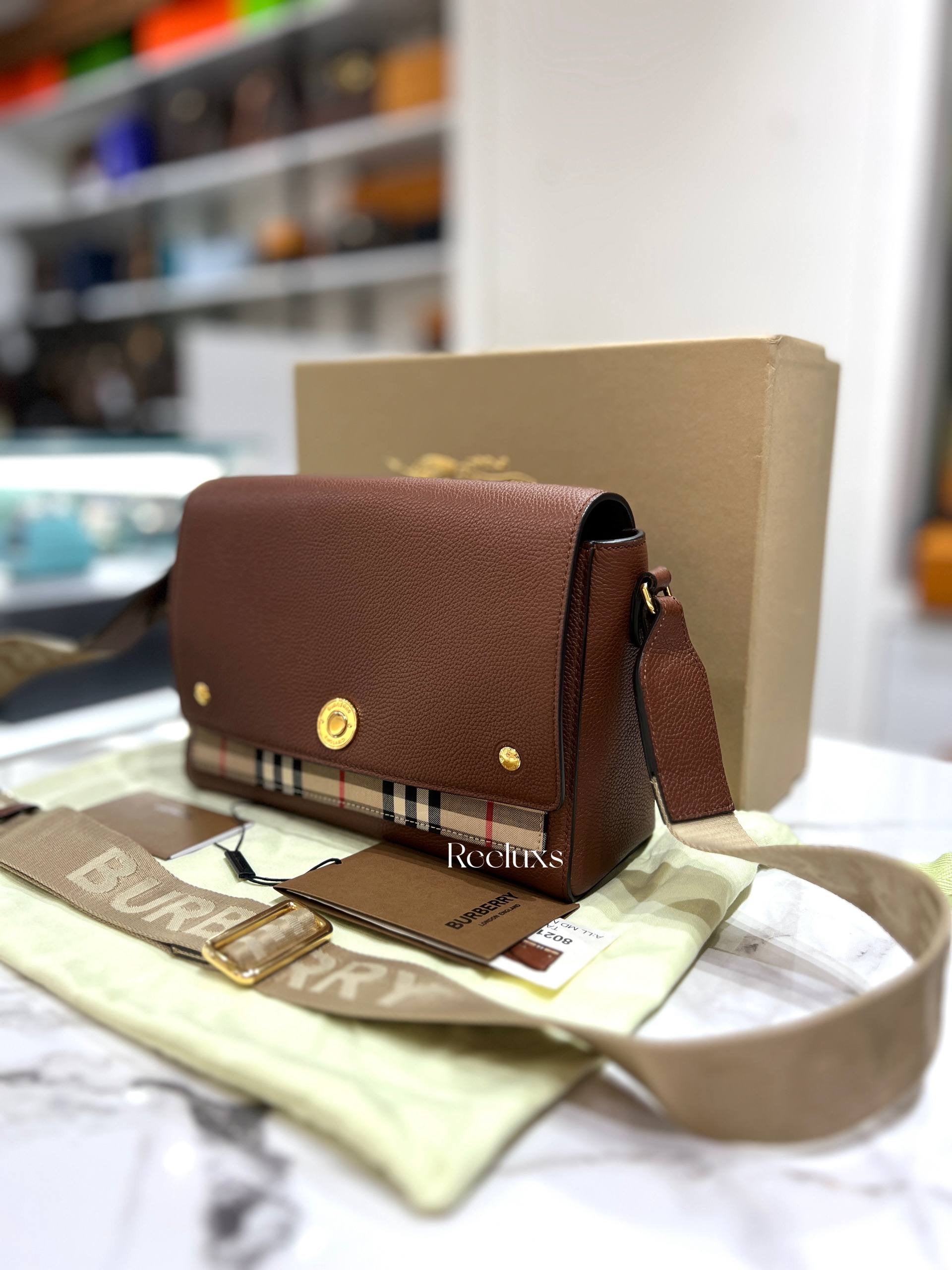 BURBERRY Note Crossbody Bag