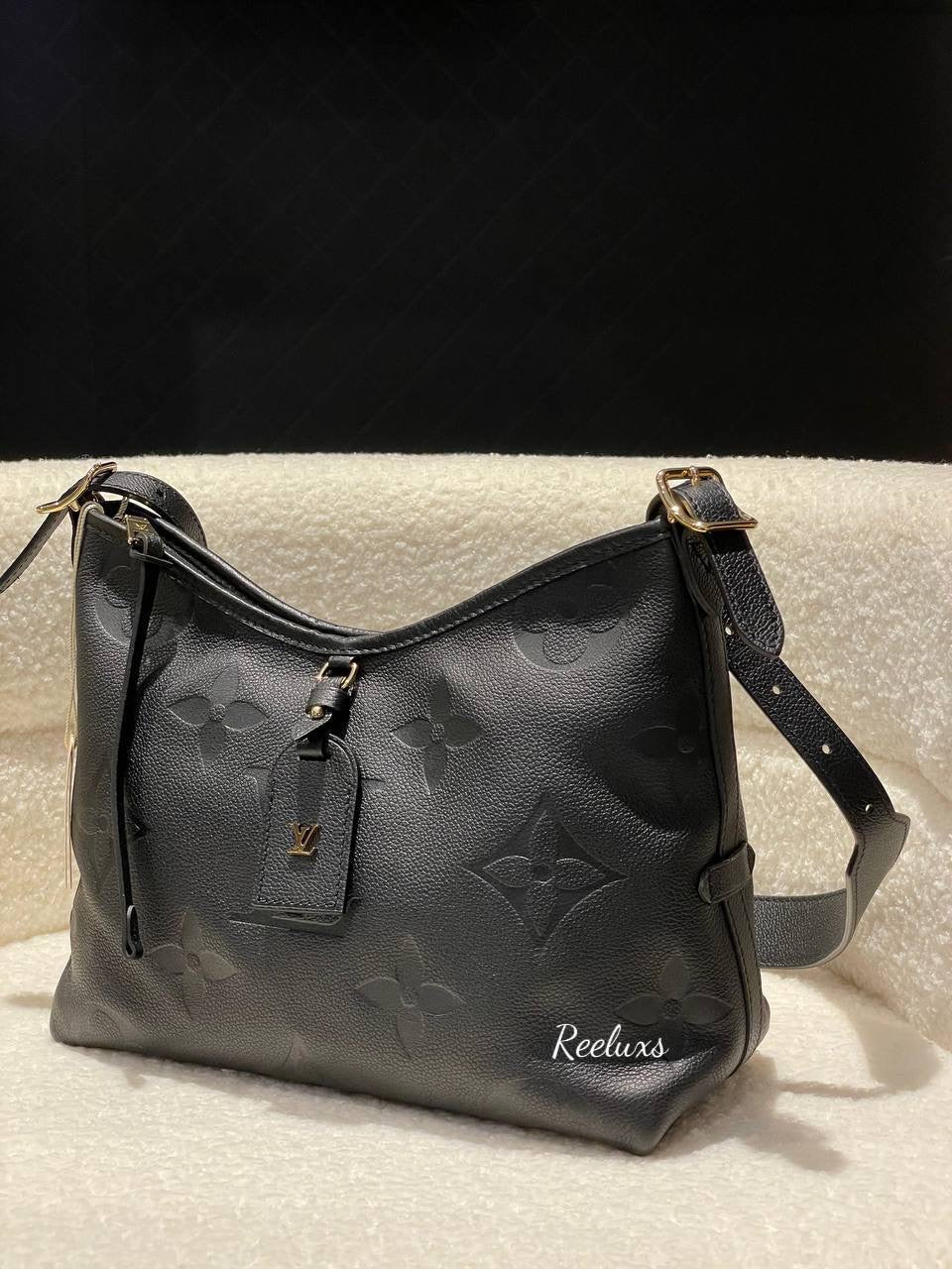 FULL SET LOUIS VUITTON LV NFC Carryall PM Bag In Monogram Empreinte Leather With Zipped Pouch Hand Bag