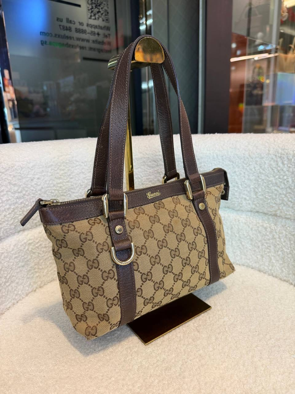Gucci Canvas Mini Tote Bag