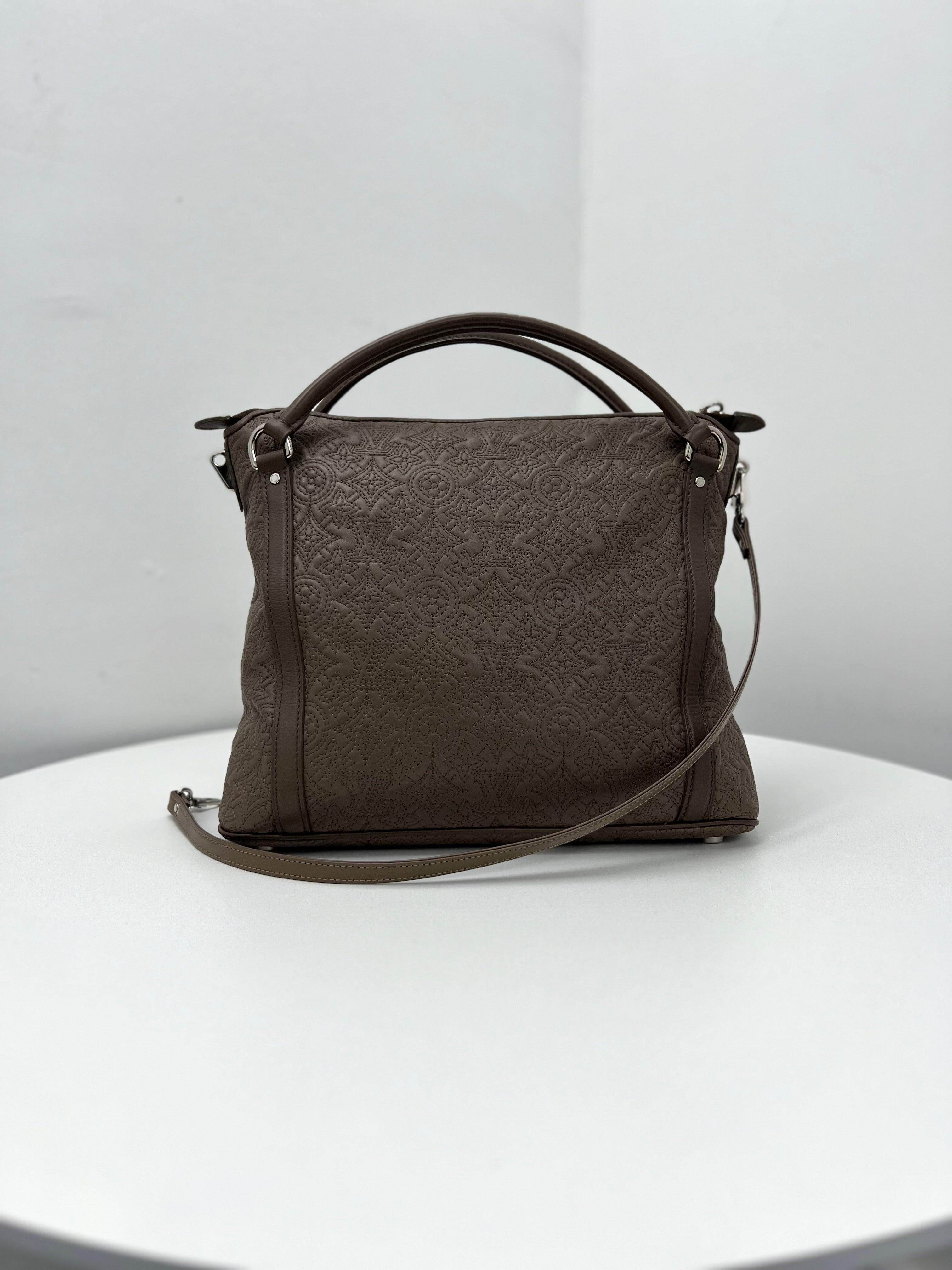 LOUIS VUITTON Antheia Ixia Handbag Leather PM Brown - Reeluxs 