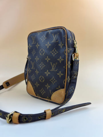 LOUIS VUITTON Danube Monogram Canvas Shoulder Bag For Women - Reeluxs 