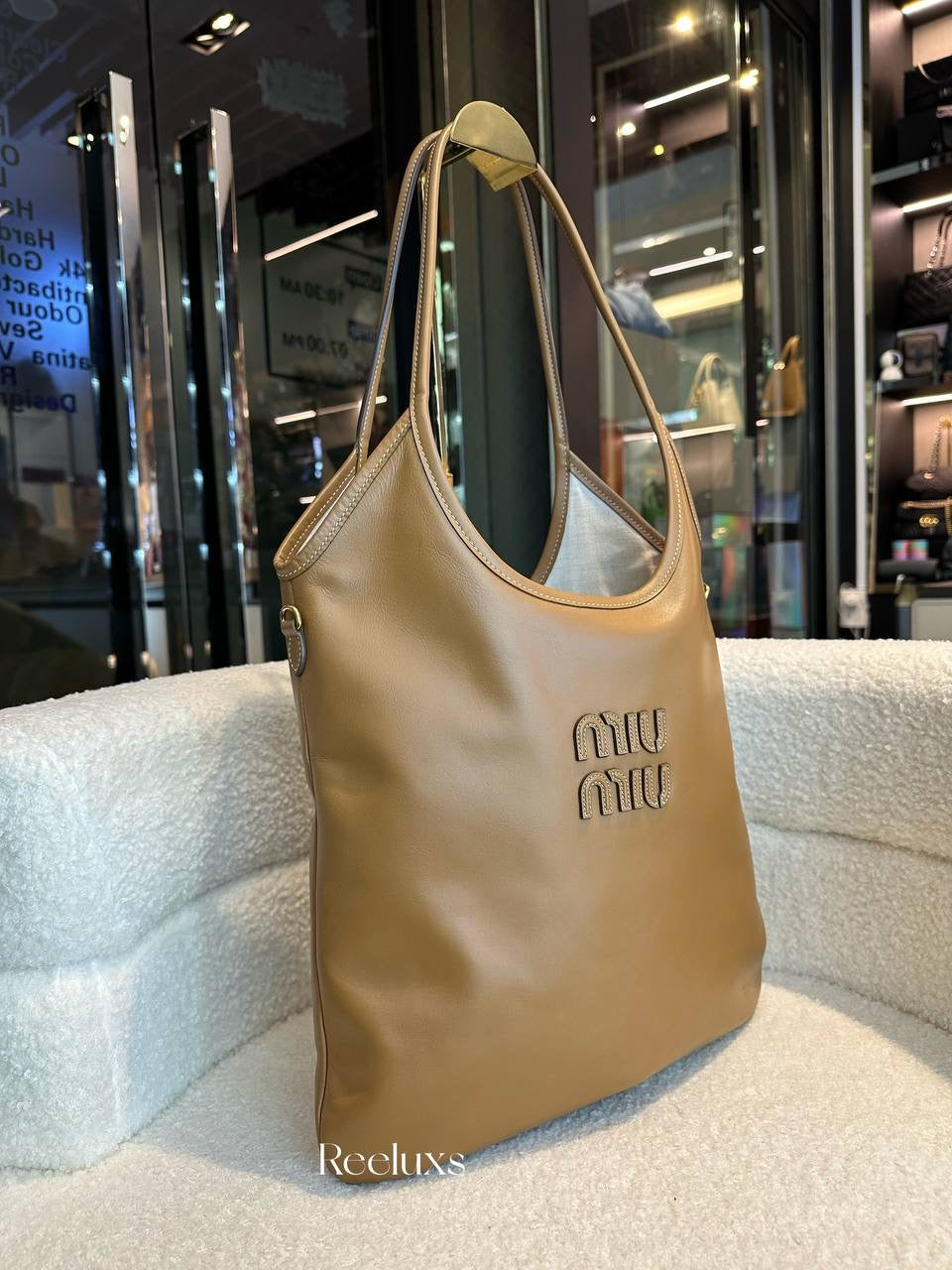 Miu Miu cognac brown Ivy bag