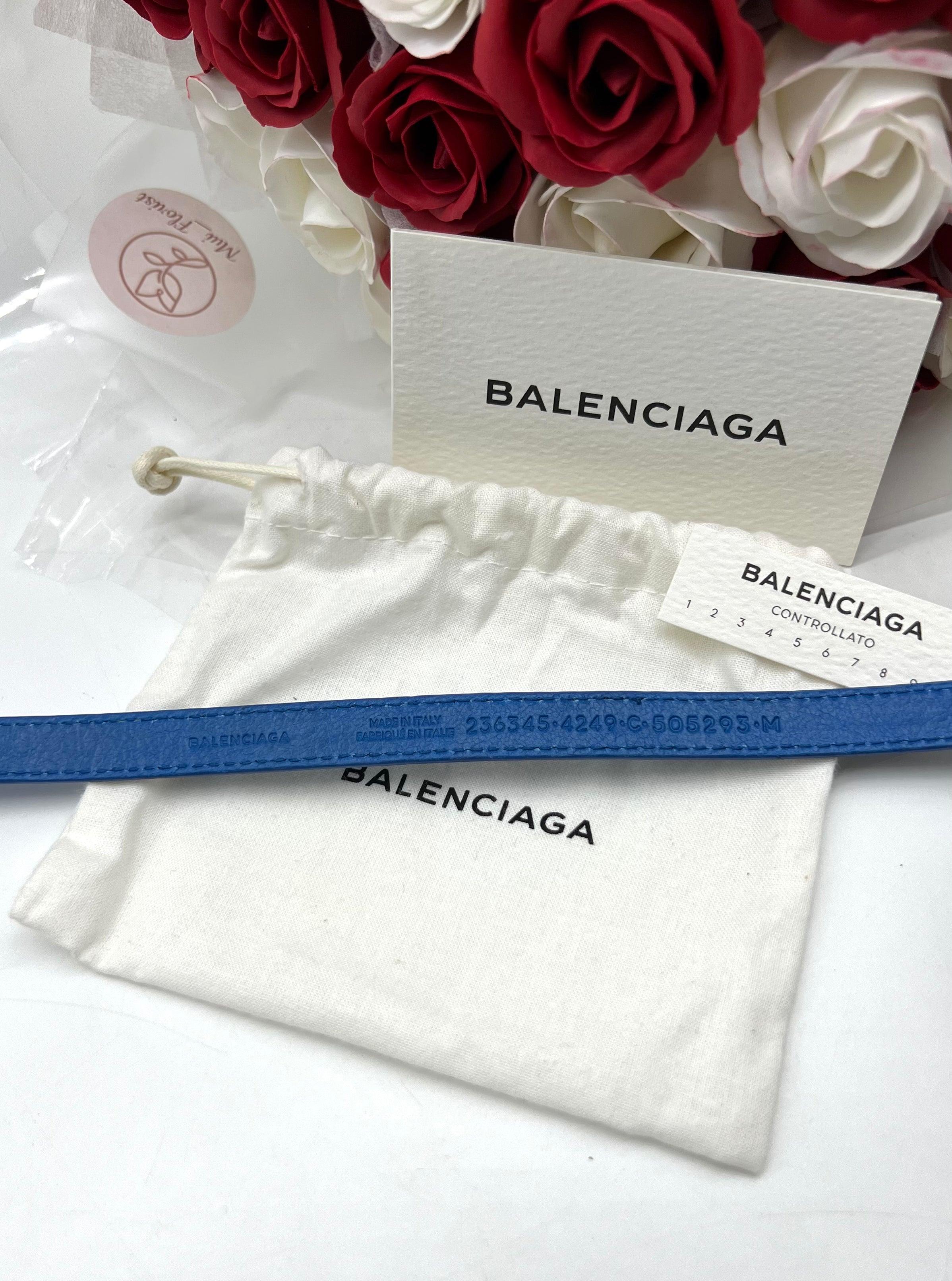 Balenciaga Arena Triple Wrap Bracelet in Blue - Reeluxs 