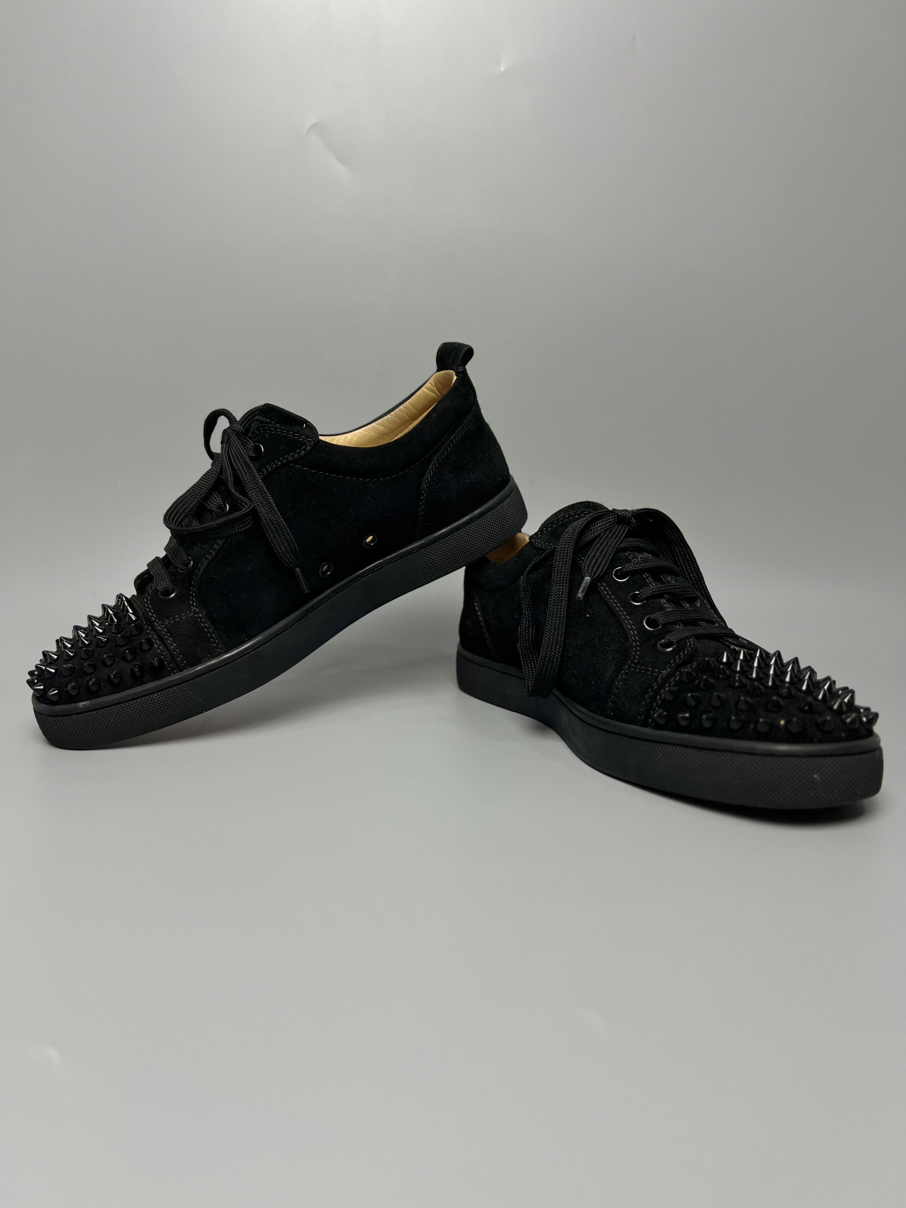 CHRISTIAN LOUBOUTIN Black Men Sneaker Shoe Size EU 40 1/2 - Reeluxs 