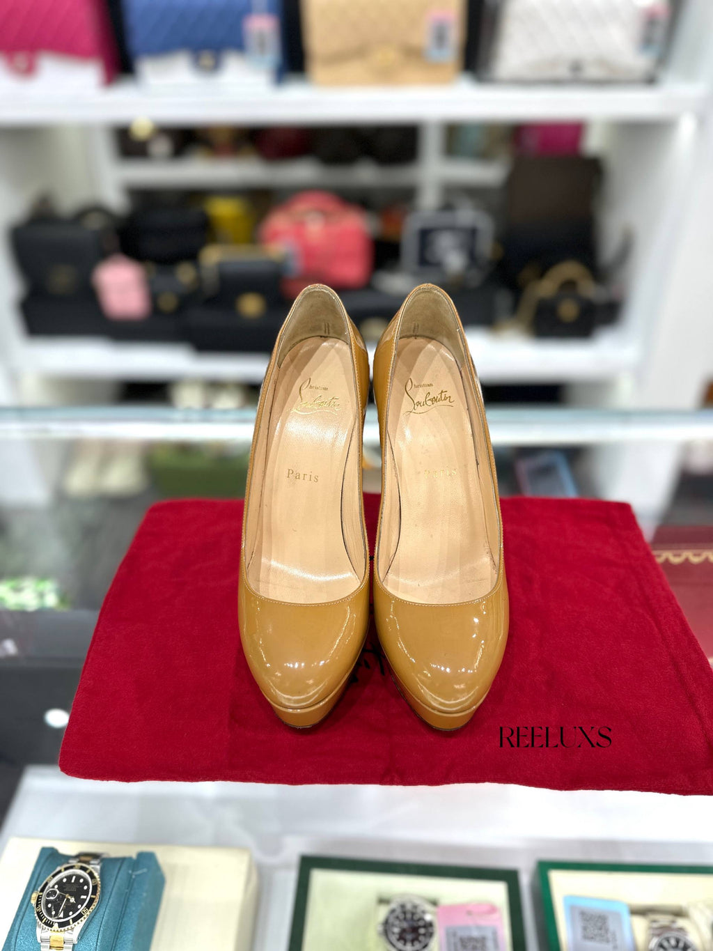 CHRISTIAN LOUBOUTIN Bianca Platform Pumps