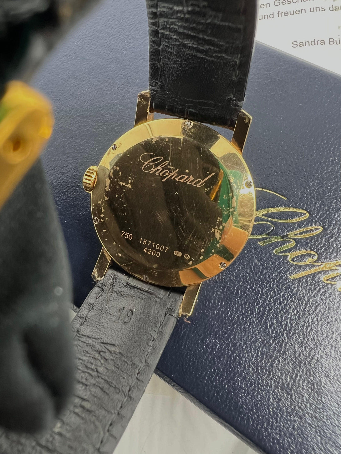 Chopard Classic 750 Gold Watch Full Set - Reeluxs 