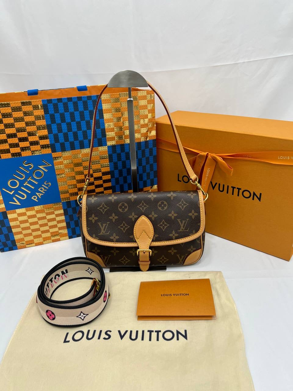 Full Set Microchip 2022 LOUIS VUITTON LV Diane Hand Bag