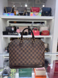LOUIS VUITTON Alma PM Handbag in Damier Ebene Coated Canvas
