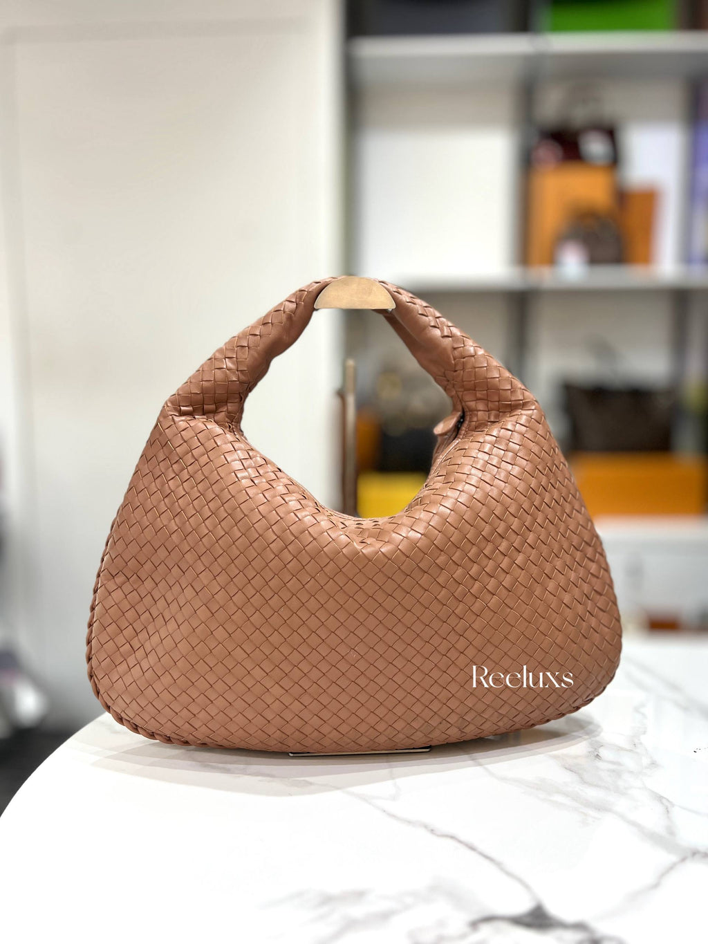 Bottega Veneta Intrecciato Leather Hobo Bag