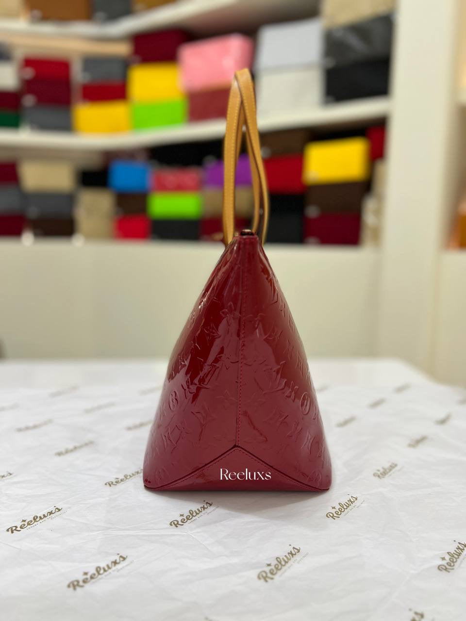 LOUIS VUITTON Bellevue GM Monogram Vernis Tote