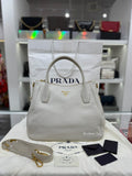 PRADA Vitello Daino Leather Sacca 2 Manici Tote