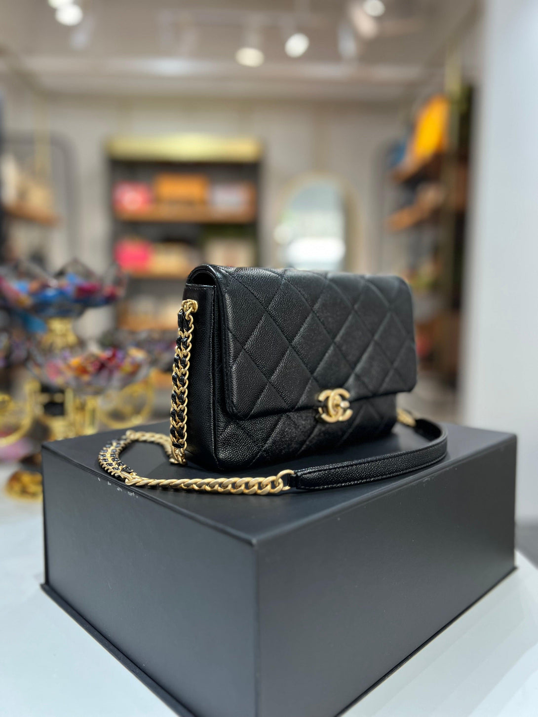 CHANEL CAVIAR SLING BAG - Reeluxs 