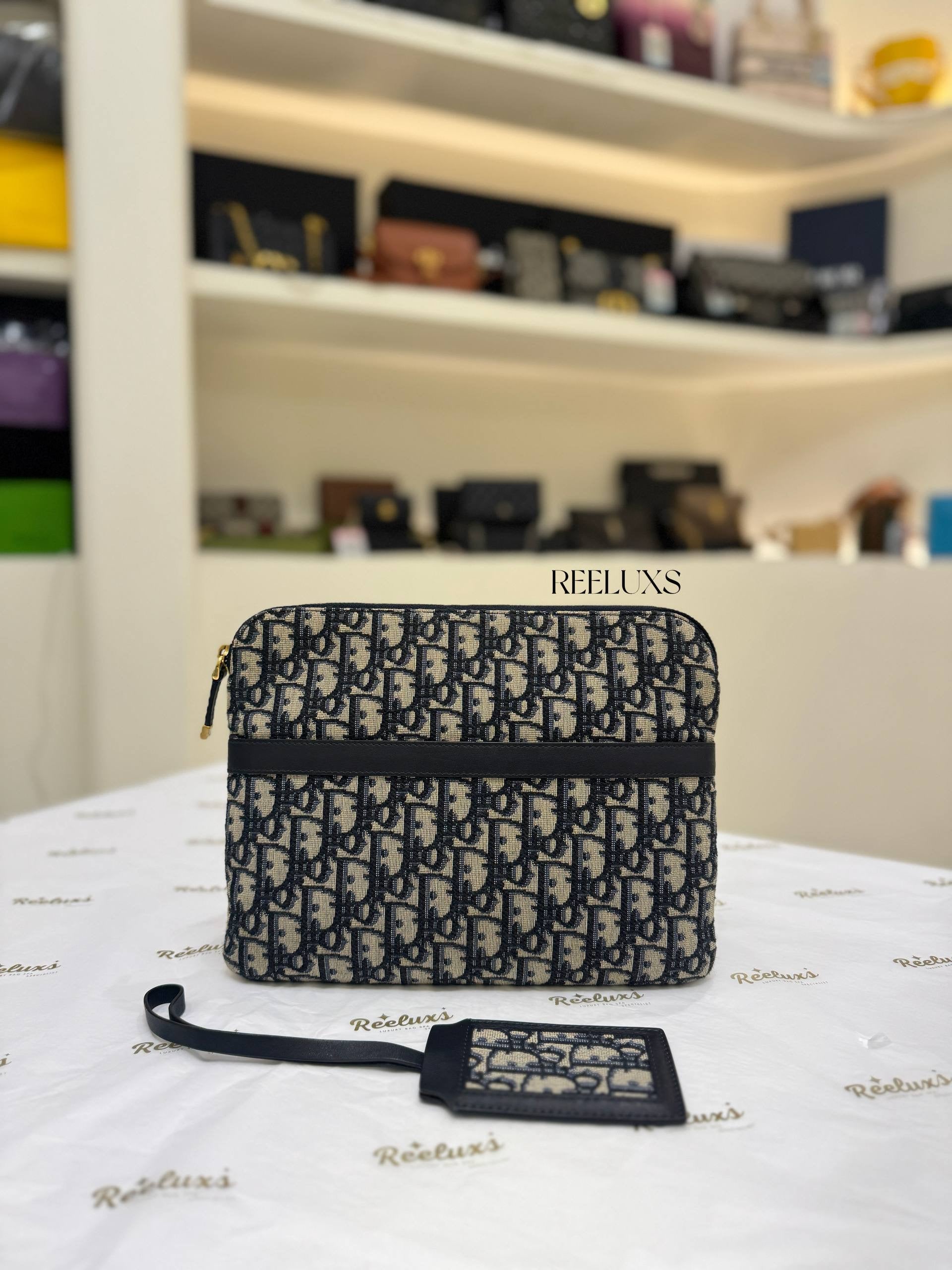 CHRISTIAN DIOR Oblique Travel Pouch