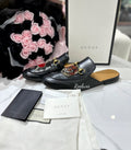 GUCCI  Princetown Leather Flats Loafer