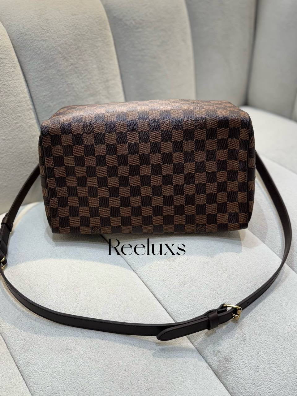 LOUIS VUITTON LV Speedy 30 Damier Ebene Handbag