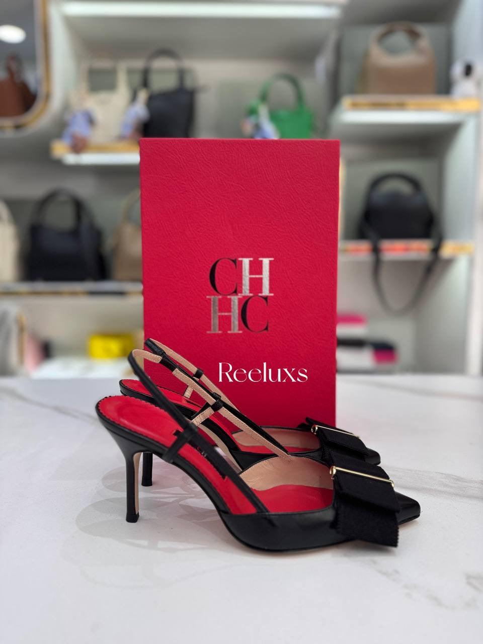 CH Carolina Herrera Lacito Insignia Pumps