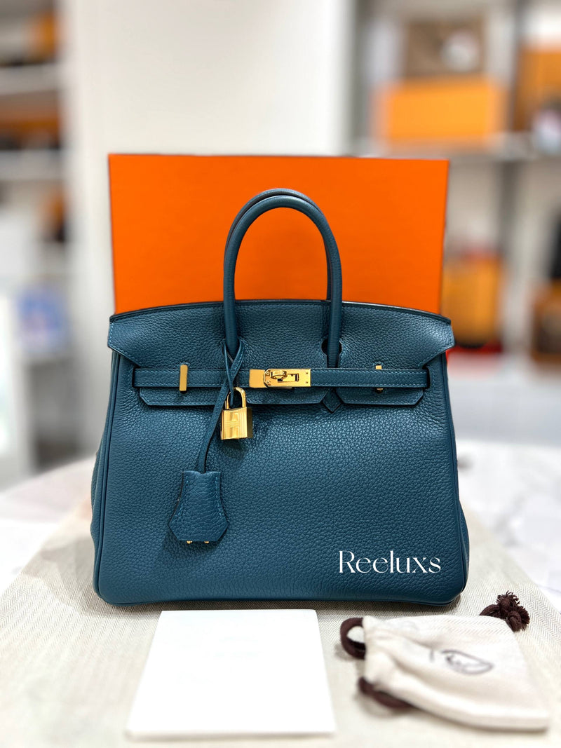 Hermès Birkin25 - Togo Leather With Gold Hardware