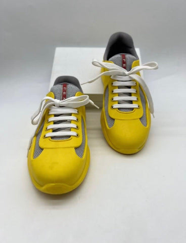 Prada Yellow Sneaker shoe for Unisex Size 42 - Reeluxs 