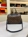 LOUIS VUITTON LV Black Monogram Canvas Retiro NM Bag
