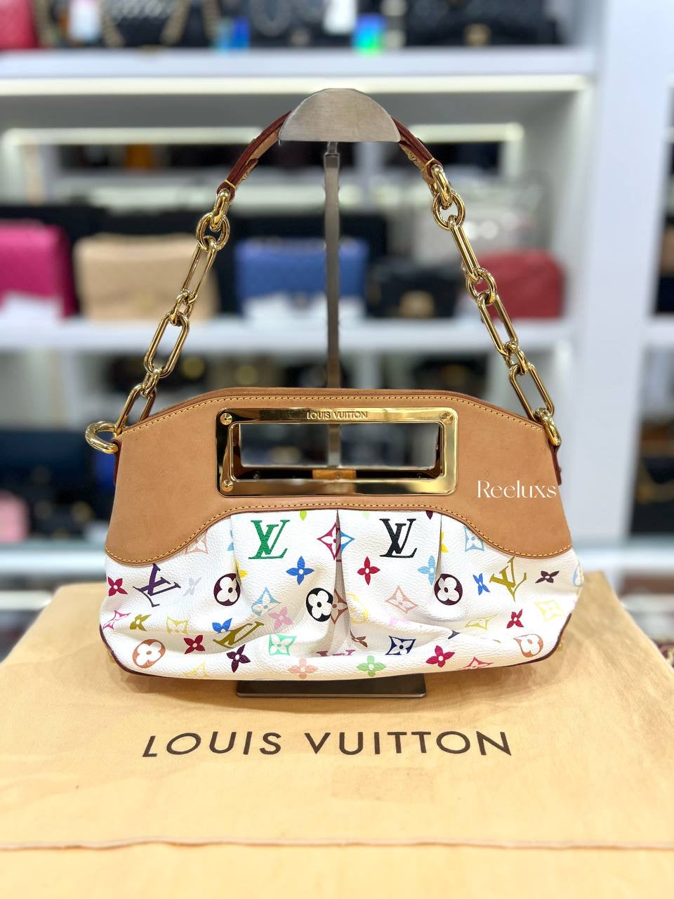 LOUIS VUITTON Monogram Multicolore Judy PM Bag