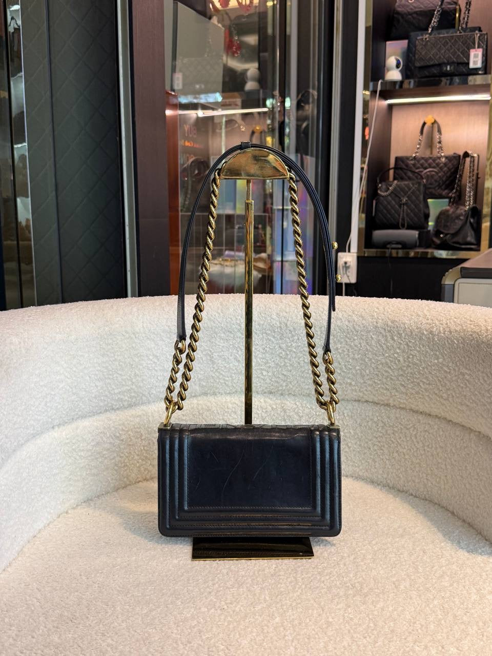 Chanel Boy leather crossbody bag