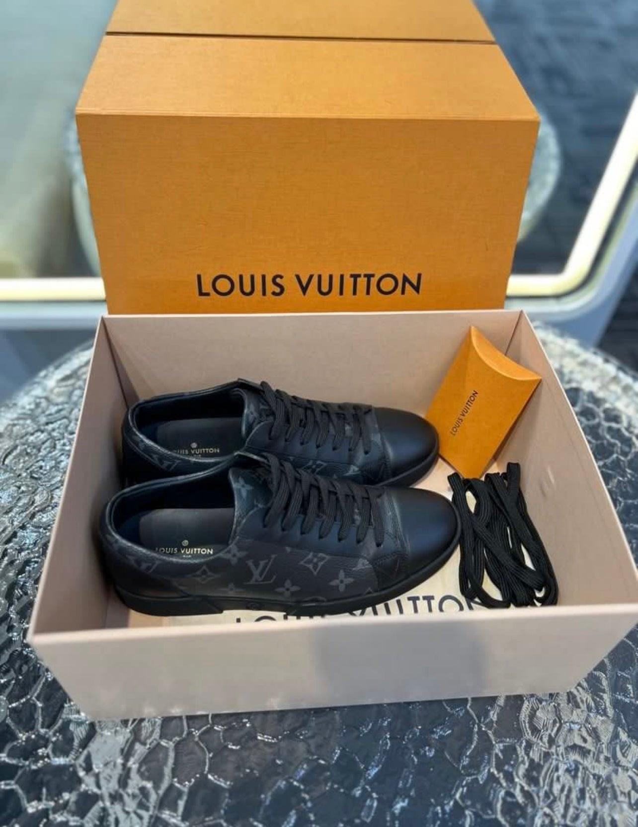 Louis Vuitton Monogram Eclipse Match-Up Sneakers Full Set - Reeluxs 