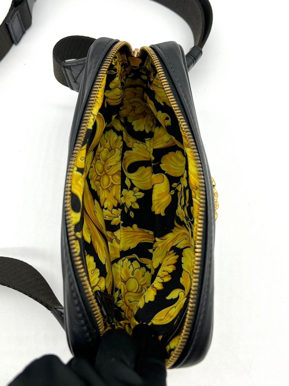 VERSACE Black 'La Medusa' Waist Bag - Reeluxs 