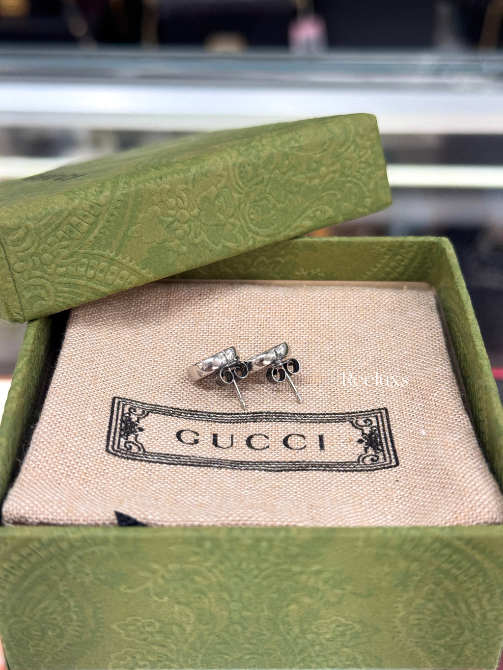 Gucci Interlocking G Stud Earrings