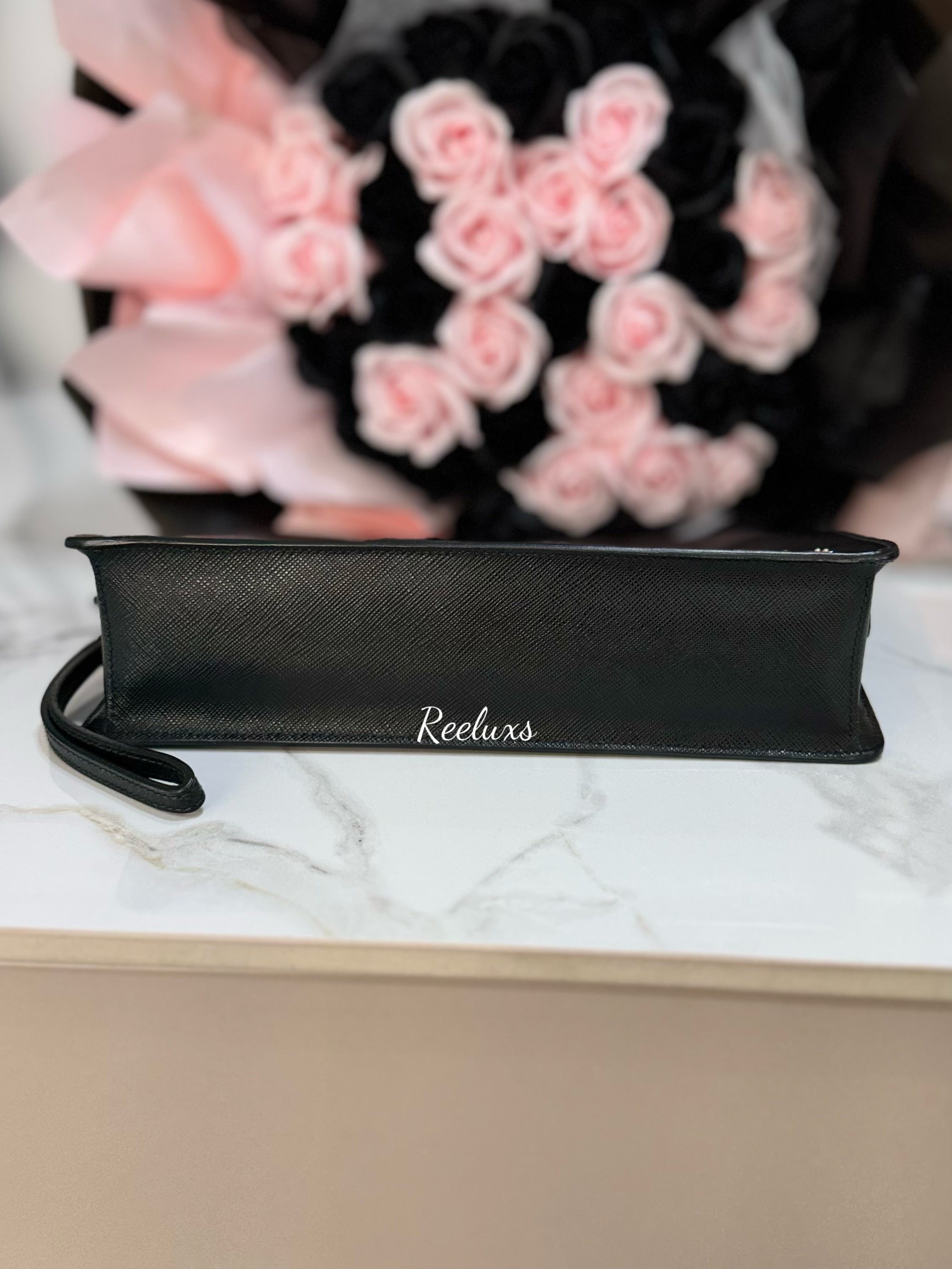 PRADA Poter Men's Leather Clutch Bag
