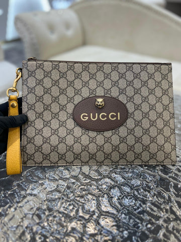 Gucci Neo Vintage GG Supreme Pouch - Reeluxs 