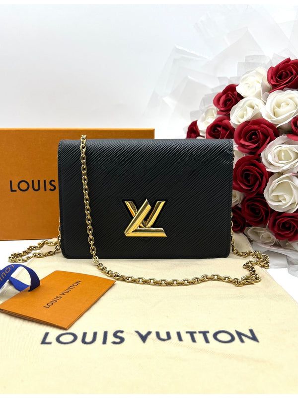 LOUIS VUITTON Twist Belt Wallet on Chain Epi Leather - Reeluxs 