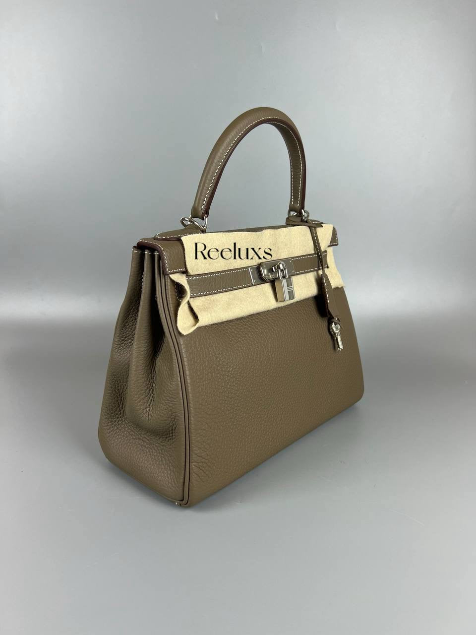 HERMES Kelly 28 ( PHW ) Handbag 2024 Unworn Full Set