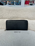 LOUIS VUITTON Zippy Wallet Verticle Black Epi Leather