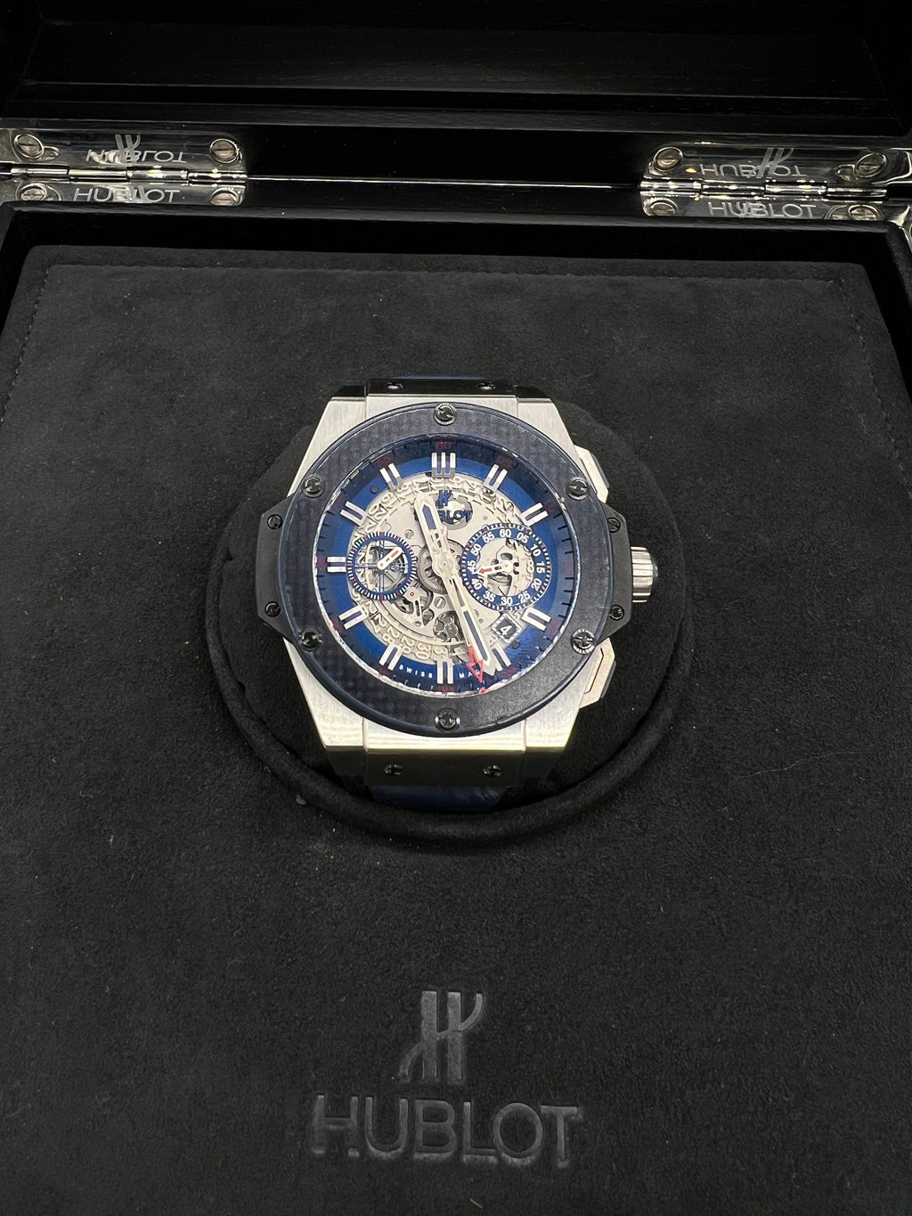 HUBLOT King Power Special One Skeleton Dial Chronograph Jose Mourinho Special One - Reeluxs 