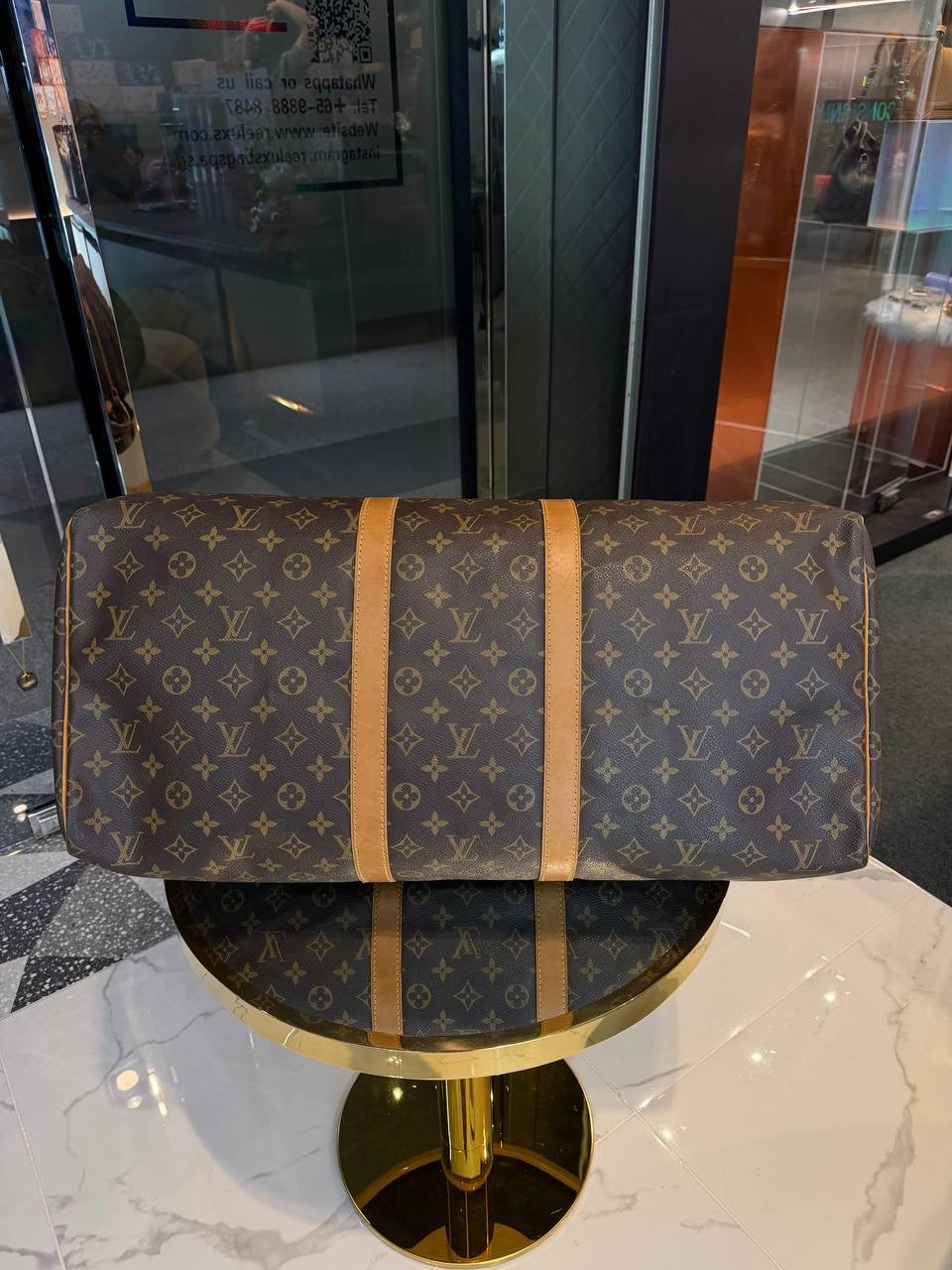 Louis Vuitton Keepall 55 duffle bag