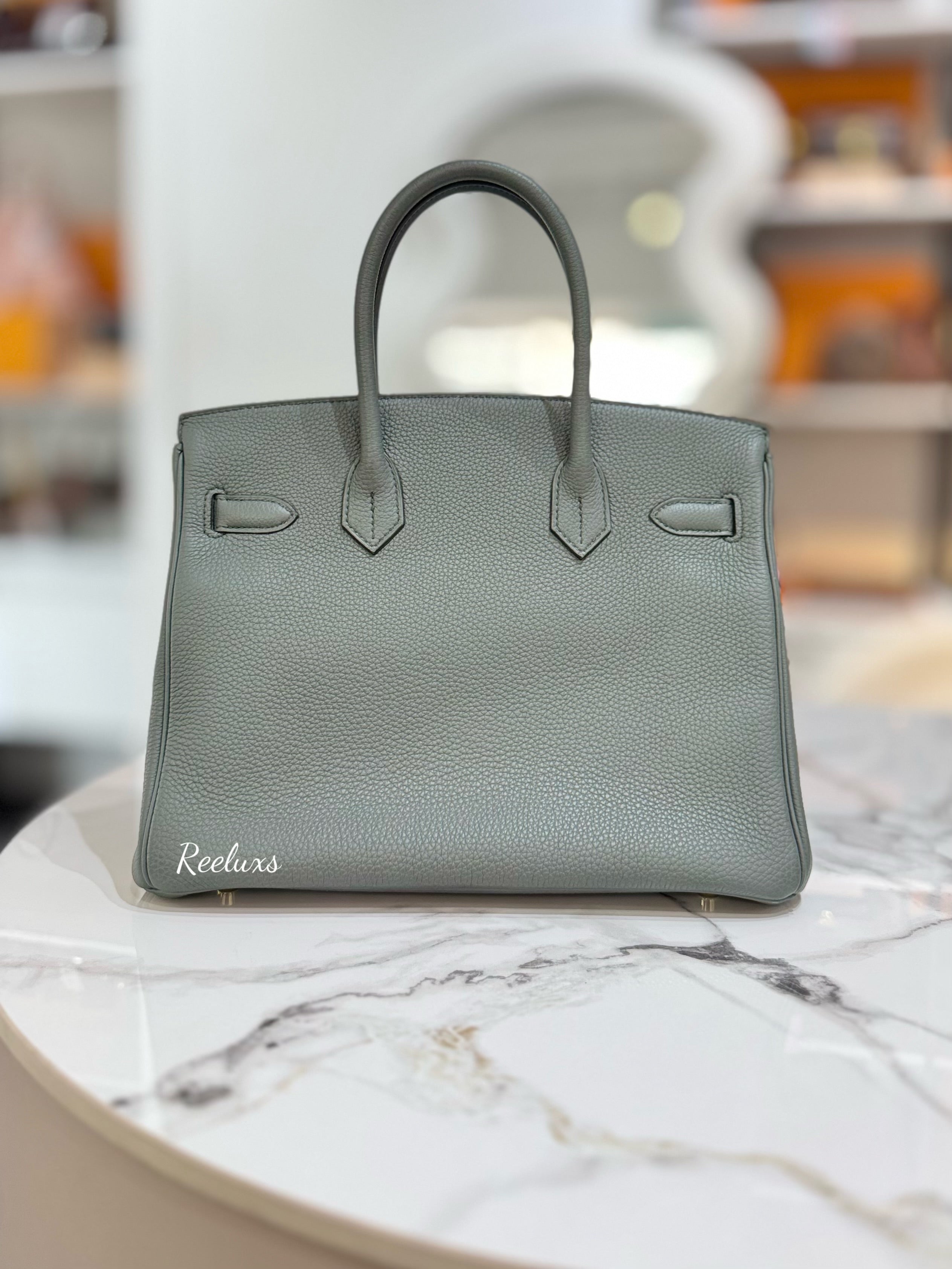 HERMES Birkin 30 Gold Hardware Handbag GHW