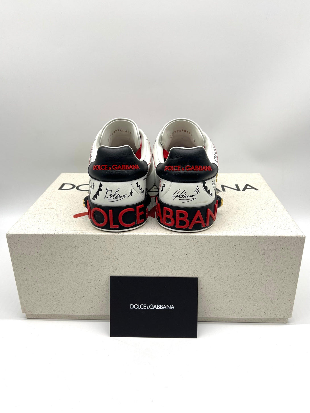 DOLCE & GABBANA
Portofino Leather Sneaker Shoe Size 6 - Reeluxs 