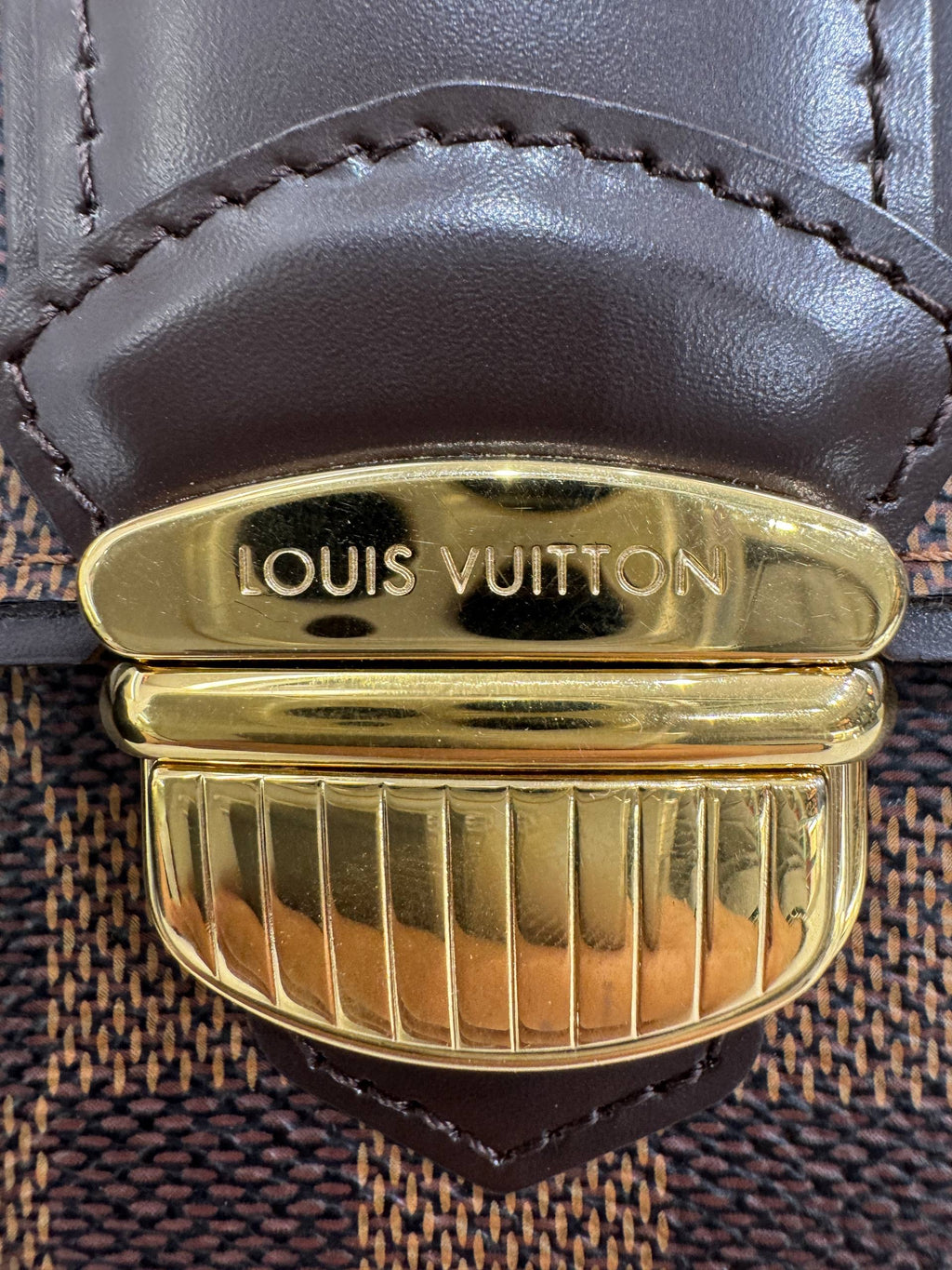 LOUIS VUITTON Damier Ebene Portefeuille Sistina Wallet