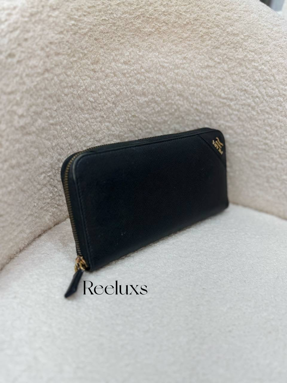 PRADA Saffiano Long Wallet
