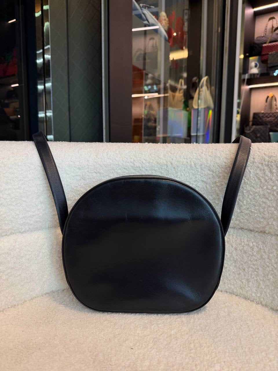 Cartier Leather Sapphire Line Shoulder Bag