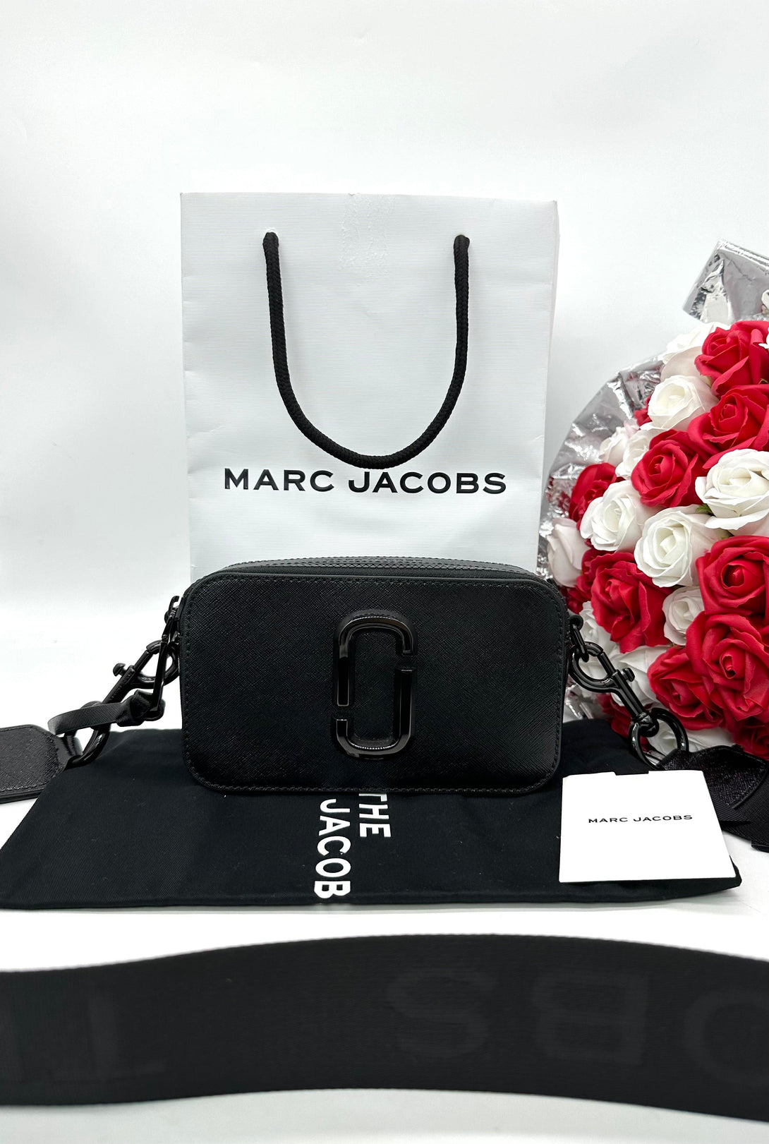 MARC JACOBS the Snapshot Camera Bag Crossbody Shoulder Black DTM - Reeluxs 