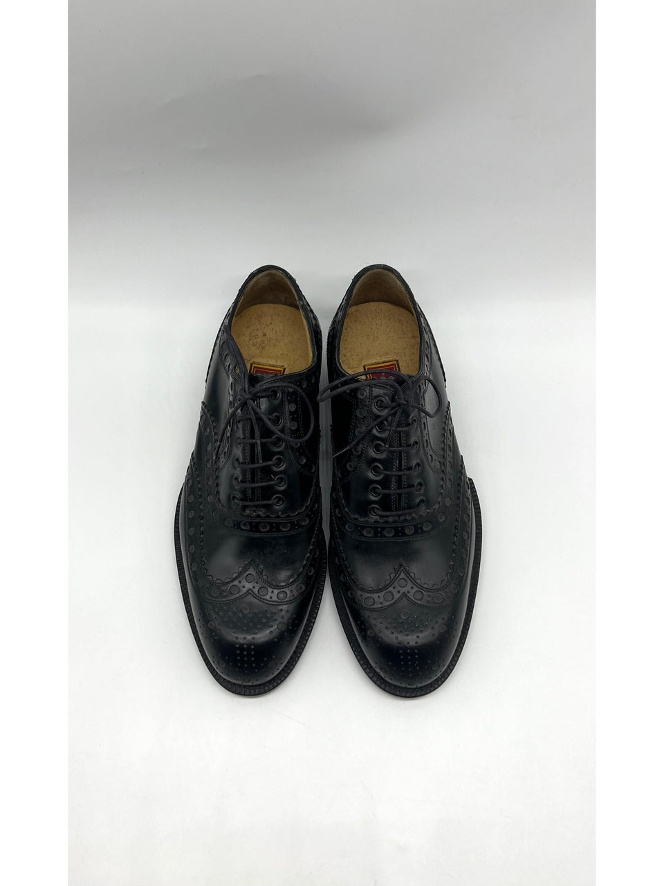 Rare Cole Haan Werner Shoes 10D Hand Made in Italy Black Wingtip Brogues - Reeluxs 