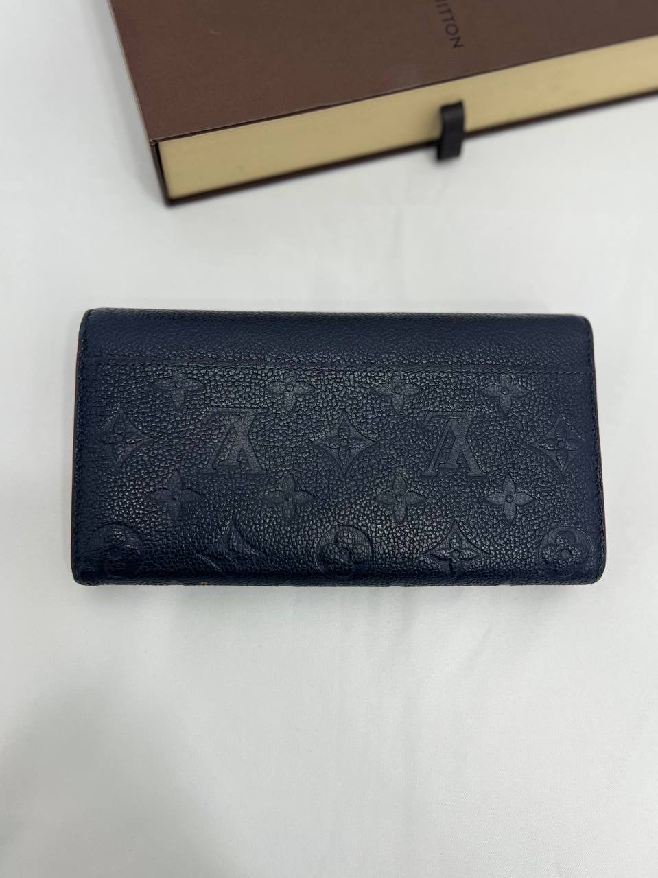 LOUIS VUITTON LV  Monogram Empreinte Leather Long Wallet