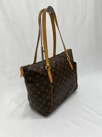 LOUIS VUITTON LV Monogram Canvas Totally MM Shoulder Tote Bag