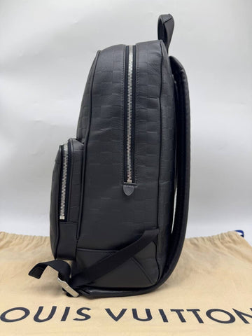 LOUIS VUITTON LV Campus Backpack Damier Black Leather