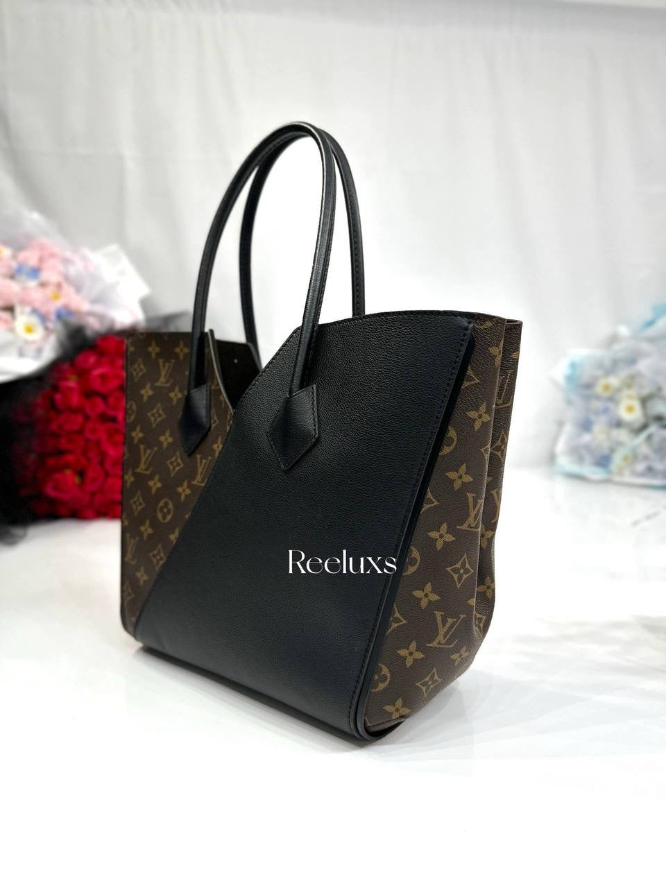 LOUIS VUITTON Monogram Calfskin Kimono MM Tote Bag