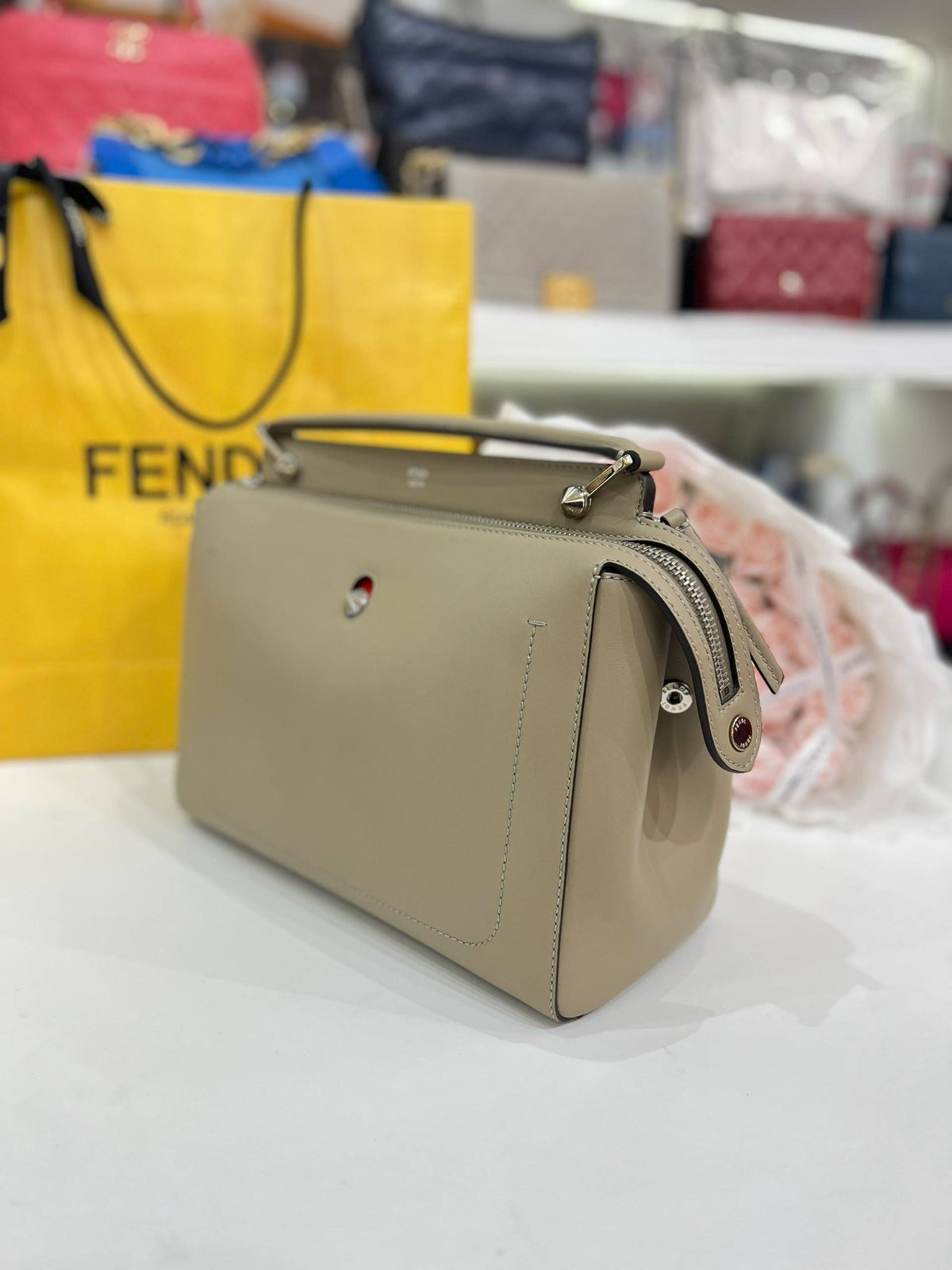 FENDI Medium Dotcom Satchel Bag