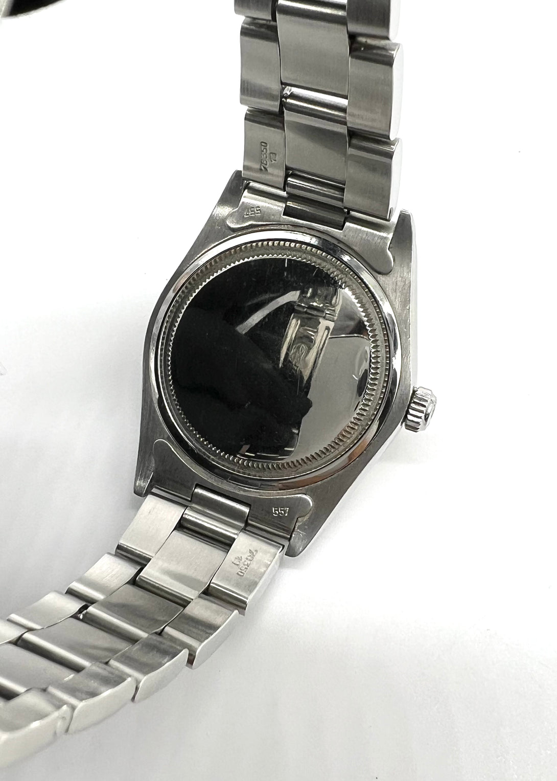 ROLEX Oysterdate Precision 34 Black UNISEX WATCH - Reeluxs 